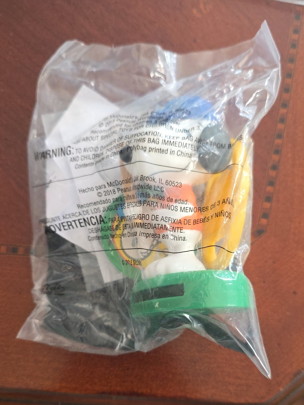 McDonald's Yellow and Green Happy Meal Character Figure